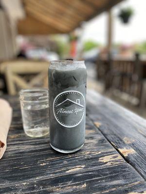 Charcoal latte