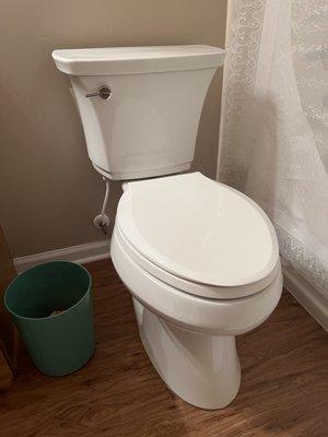 Comfort height toilet