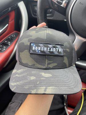 Very uneven patch, half of the hats are like this.