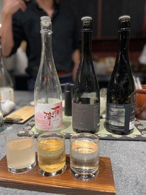 Sake flight