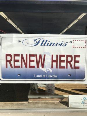 Easiest way to renew you license plate sticker.