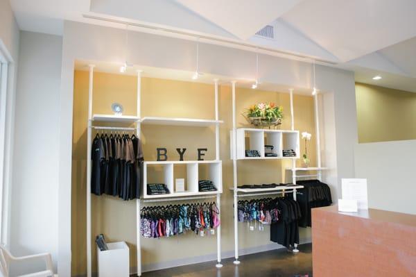 We are continually adding to our boutique so you can update your yoga gear and feel great in class.