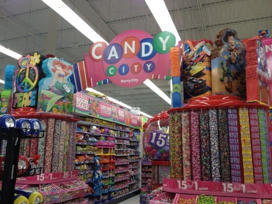 Could just take a swim in all this candy.