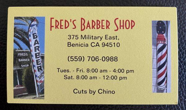 Fred's Barber Shop