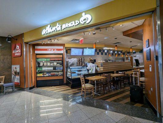 Atlanta Bread storefront in Concourse F. International Terminal.