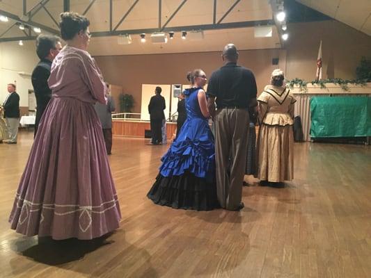 Victorian dancing every third Friday of the month in the Multi-Purpose Room. Beginners welcome!