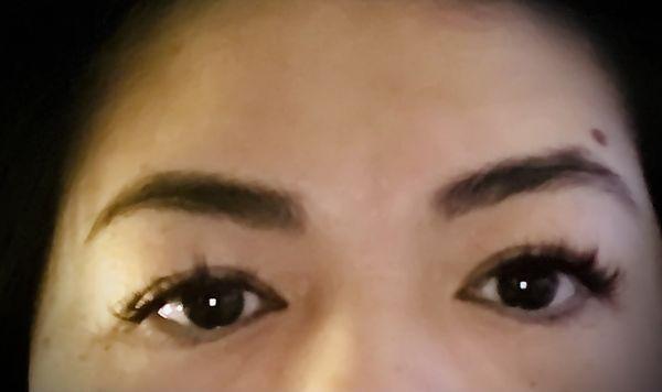 Brow shaping & tint and Classic lashes