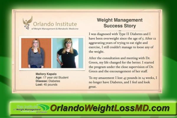 Before and After Mallory Orlando Weight Loss