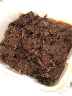 Bought a pound of Barbacoa - $18