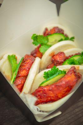 Guava BBQ Chicken Bao Buns