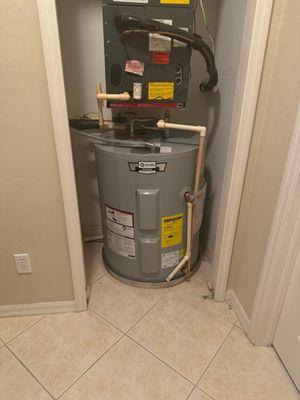 Water heater in 2nd floor condo closet