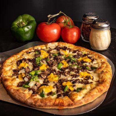 Philly Cheese Steak Specialty Pizza