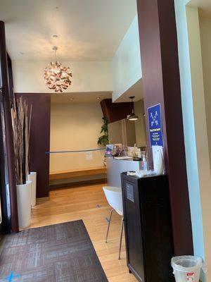 i'm here at Serenity dental spa. They are very caring and helpful around the office! It is very neat and clean. They are very organized.