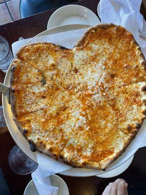 Heart Shaped Pizza