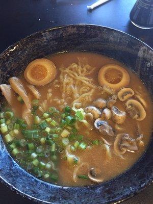 Broth Only ($10) Sapporo Miso w/ Mushroom Add on (80¢)