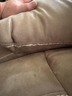 This is their "professional" repair of the recliner