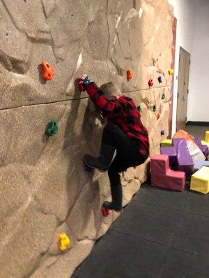 Rock climbing