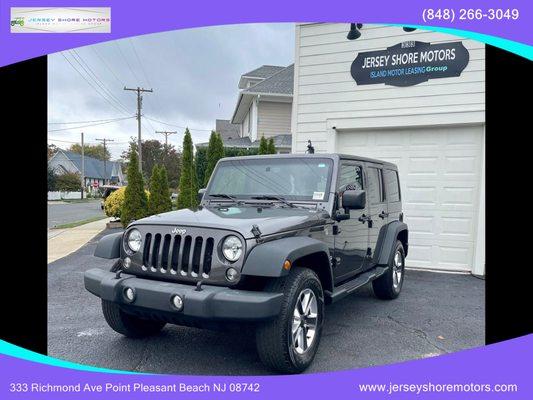 2017 Jeep Wrangler Sport S Carfax certified with 49k miles