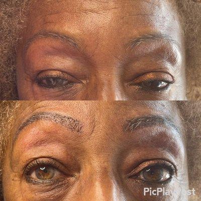 MICROBLADING or POWDER BROWS call/text von-microblading-waxing  at 5865880054