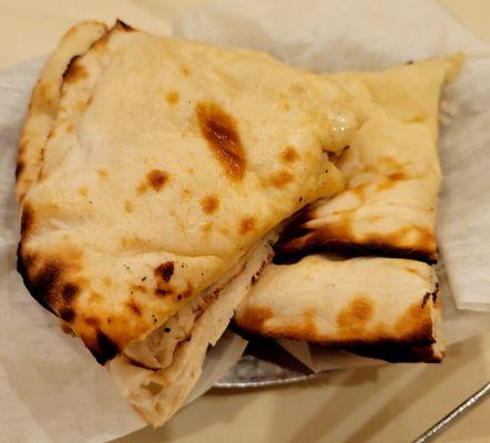 Hot fresh and tasty Naan bread