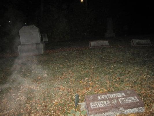 A 2011 Port Washington Ghost Walker shared this photo.  Does this mist look like a skull to you, too?