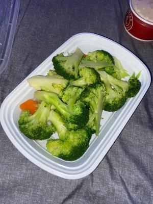 ordered the steam shrimp and broccoli for $10.95 th years only gave me 5 pieces of shrimp... what was the $10.95 for.