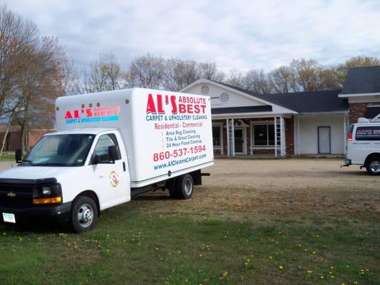 one of the trucks at our new location!