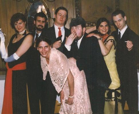 One of the Gang...vintage photo with cast from 1993.