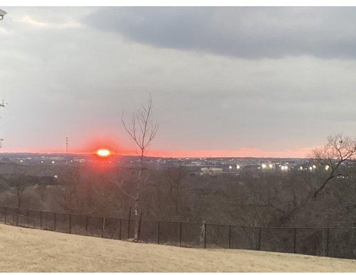 Sunset at the dog park and grills