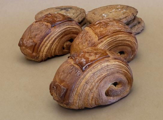 Croissants and cookies