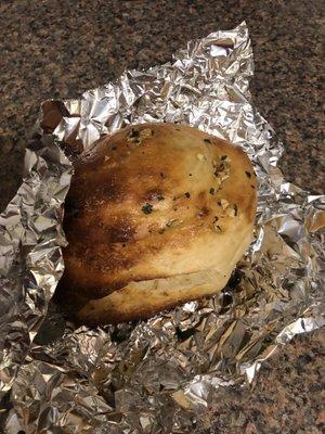 Burnt Garlic bread (see the second pic)