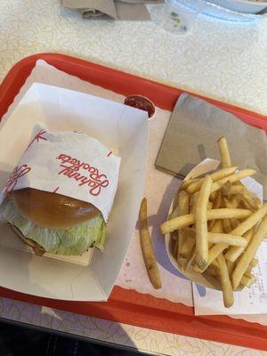 Burger and Fries