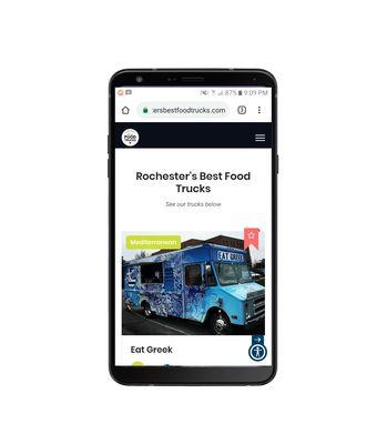 Rochester's Best Food Trucks Web Design
