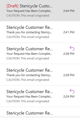 They keep sending me the same "closed ticket" every couple minutes, ignoring my repeated requests to stop spamming me. They think its funny