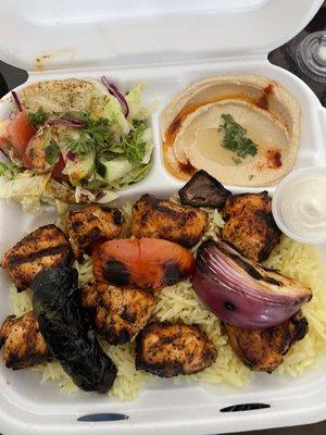 Chicken Kebab Plate