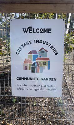 Cottage Industries "Farm Block" has the Garden Grove Community Garden and plots available for rent right next to eco now, garden grove!