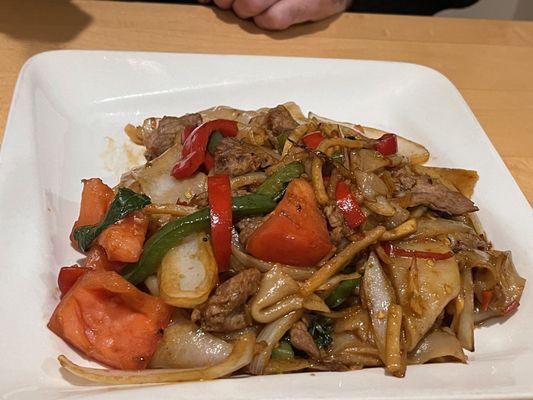 Drunken noodles