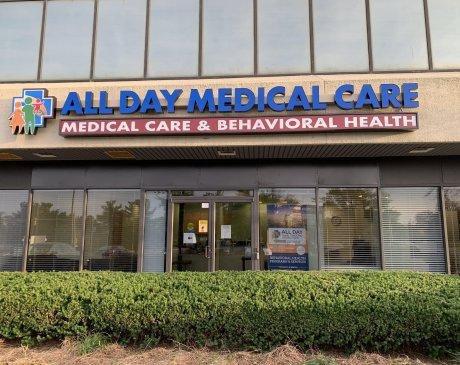 All Day Medical Care Clinic is a Medical Center serving Urbana, MD