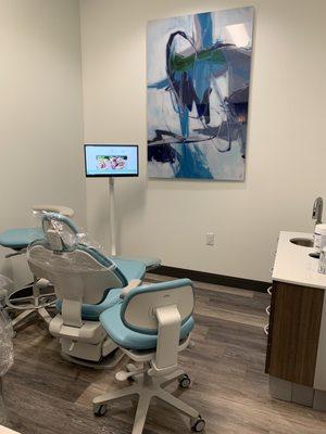 State of the art dental treatment rooms