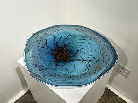 Crazy looking piece that looks like a sea urchin being sucked into a whirlpool