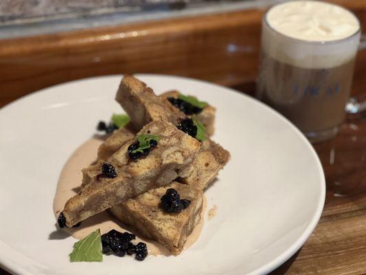 Brown biscuit bread pudding - special