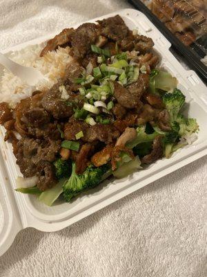 Chicken and Beef Hibachi Combo