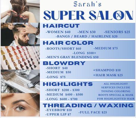 Sarah’s Super Salon