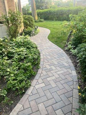 New paver path