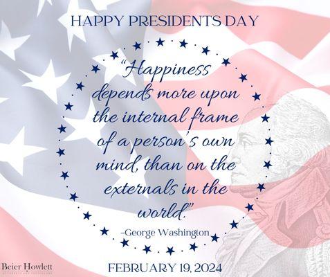 Happy Presidents Day!