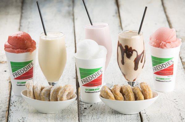 Housemade Italian Ice, Fried Dough, and Milkshakes!