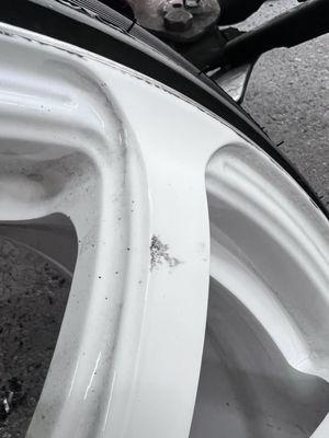 Wheel damage