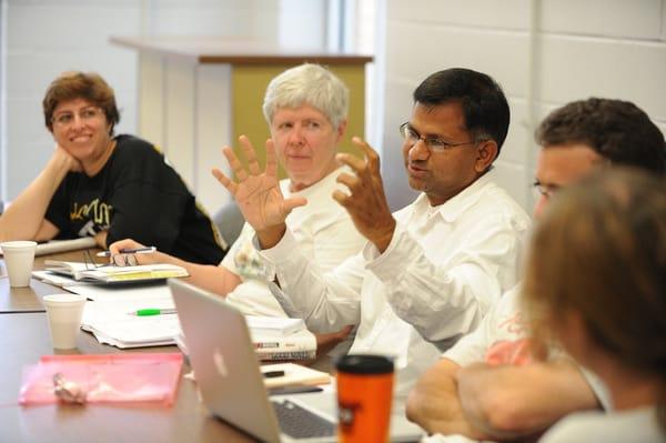 Participants of just one of over 100 workshops offered at The Writer's Center.