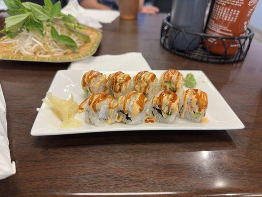 Philly Roll, FYI the rolls are small.