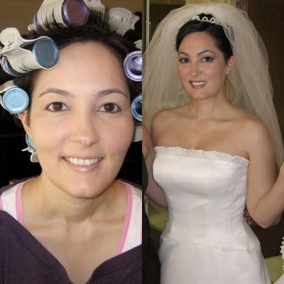 Bride hair & makeup